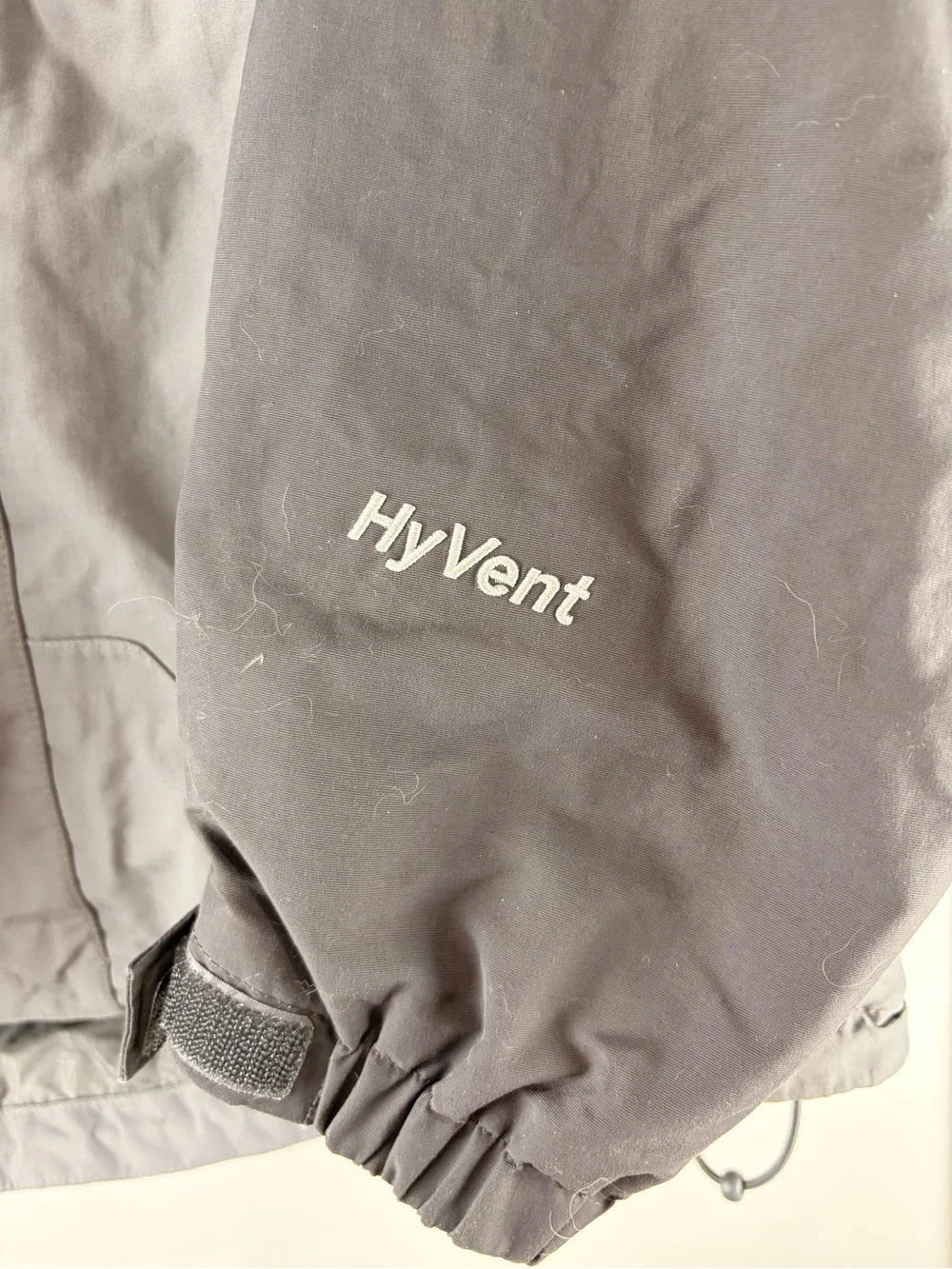 The North Face features hyvent